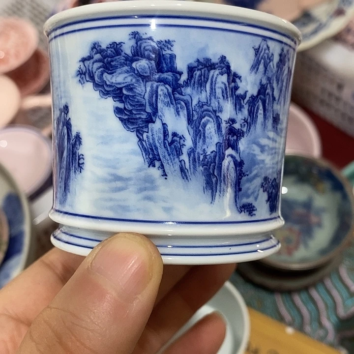 陶摆件景德镇陶瓷主人杯13566