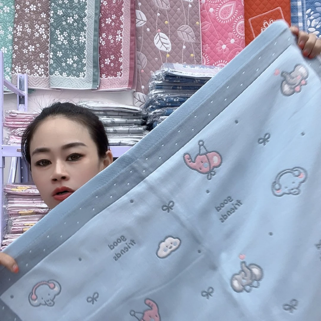 蓝色小飞象纯棉的