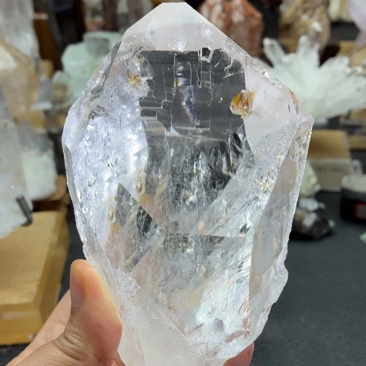 水晶未镶嵌摆件印度喜玛