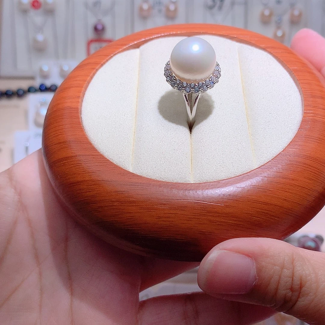 戒指未镶嵌淡水珍珠CC14.3mm