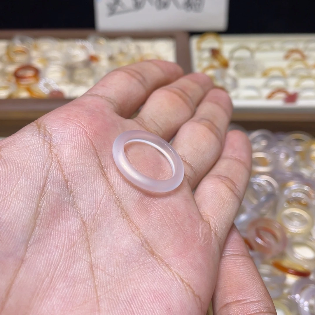 未镶嵌戒指玛瑙/玉髓49号港18