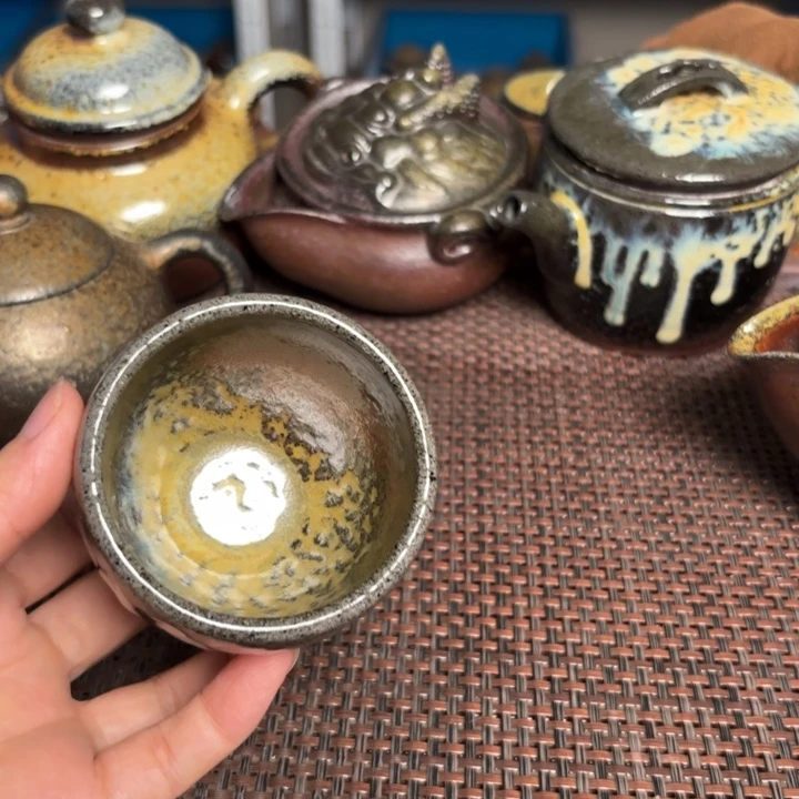 茶杯紫砂待****腰支钉小杯