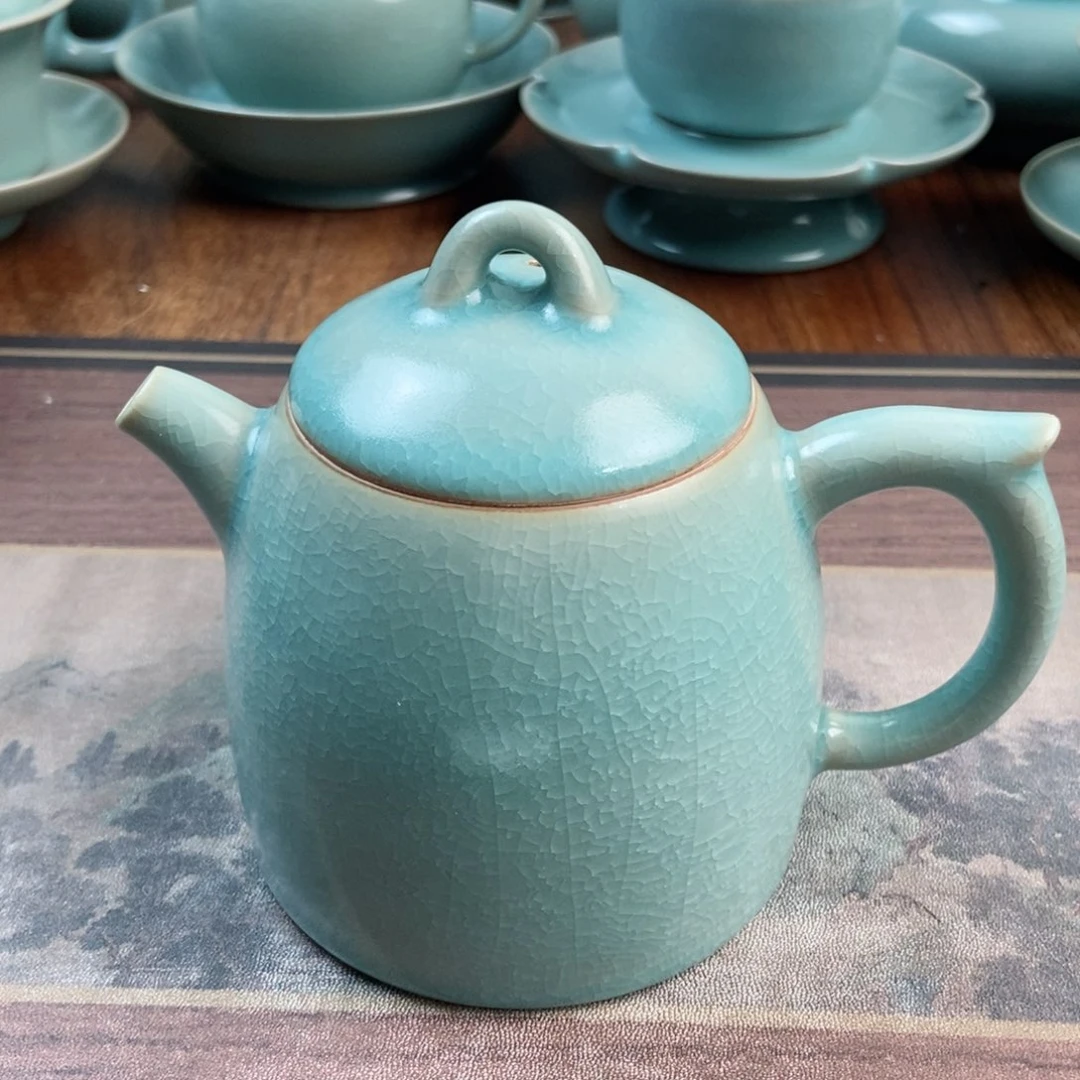 摆件原产地原矿汝瓷～茶器
