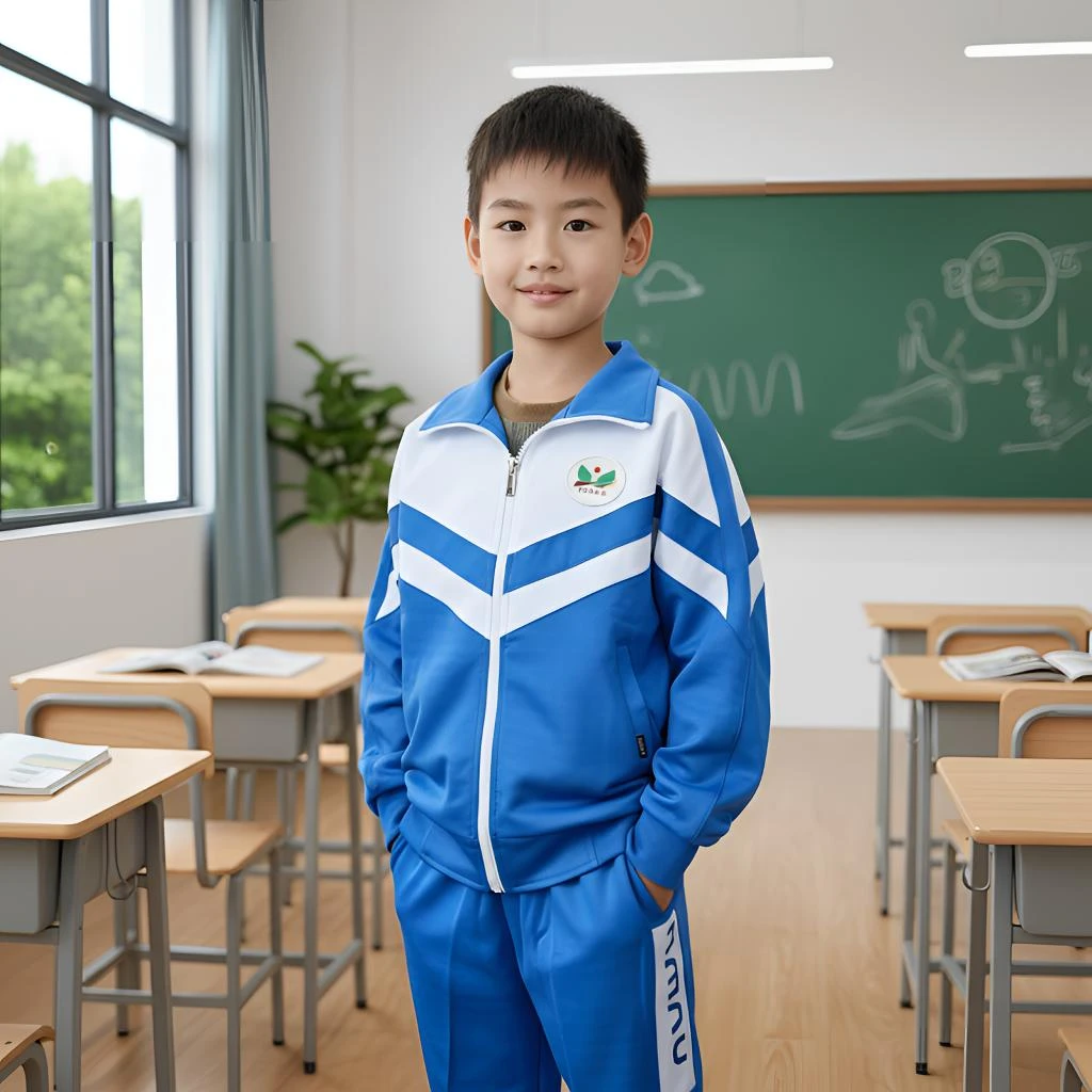 天津市汉沽河西一小 春夏秋冬季 同款学院风百搭校服