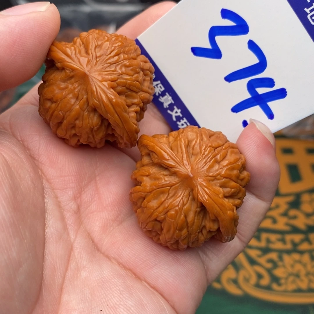 把件文玩核桃磨盘狮子头38