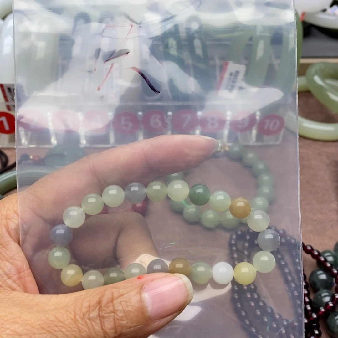 和田玉手镯未镶嵌只**烂