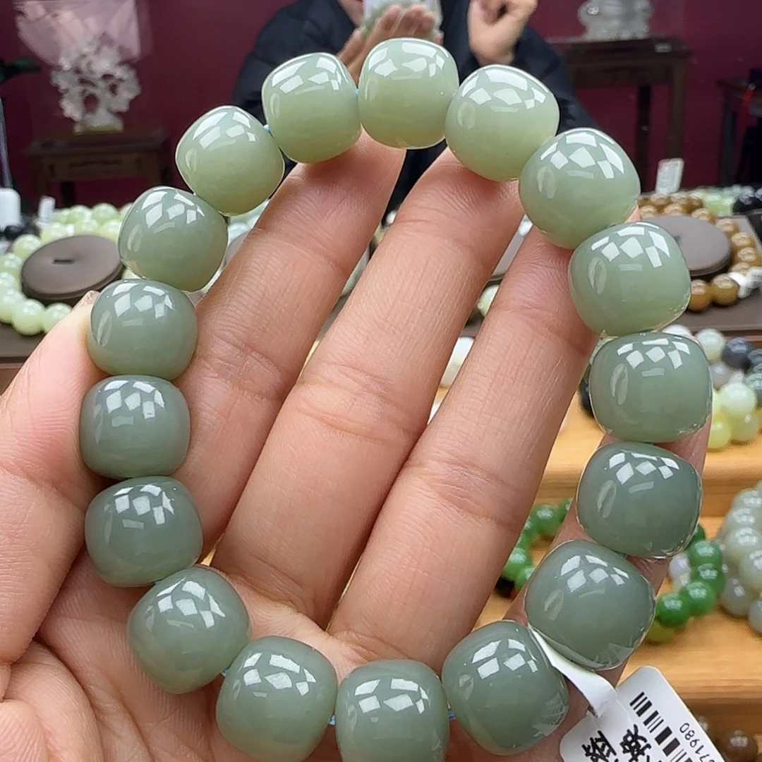 和田玉未镶嵌手链