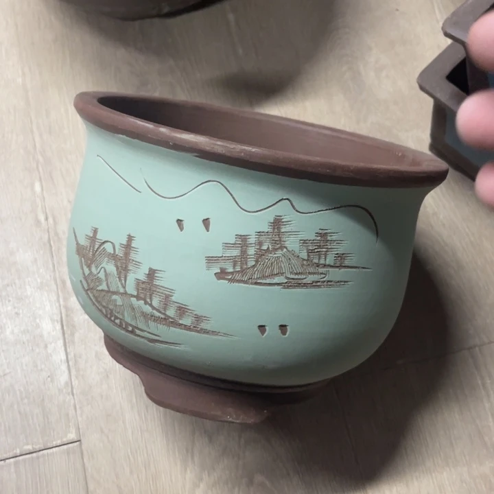 紫砂紫砂花盆破损包赔，24/17