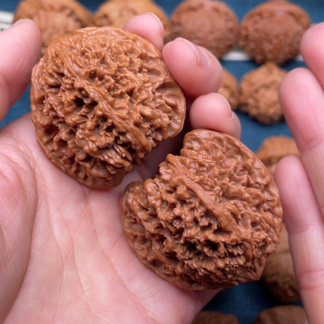 文玩核桃把件43全品凹底儿满天星