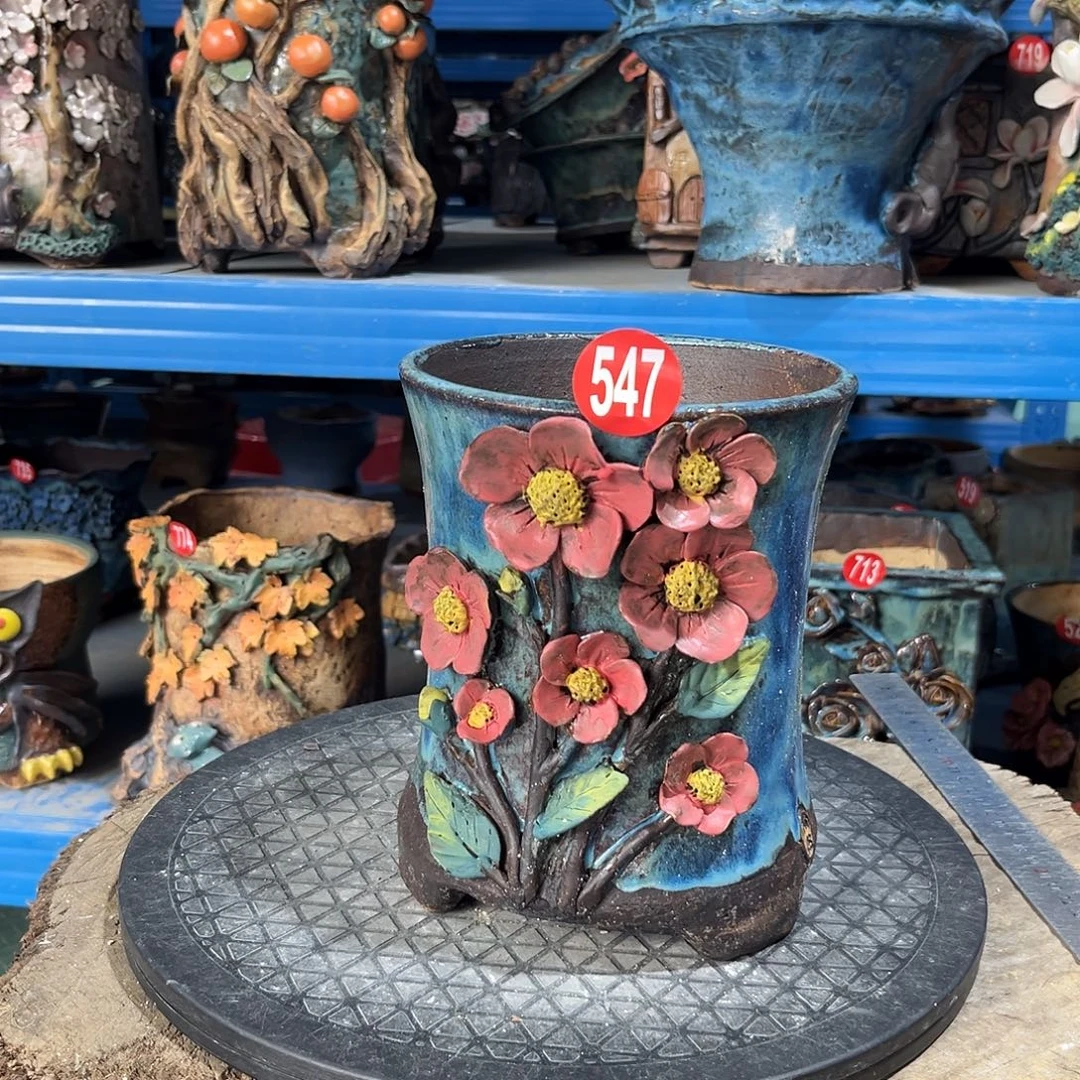 547 号陶然花器手工花盆
