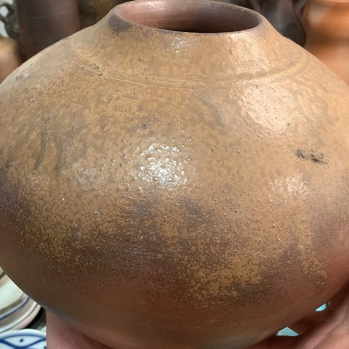 时**泡备前烧大罐备前