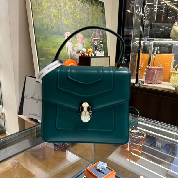 95新 BVLGARI/宝格丽 11068997/KIKIFIFI/手提单肩包