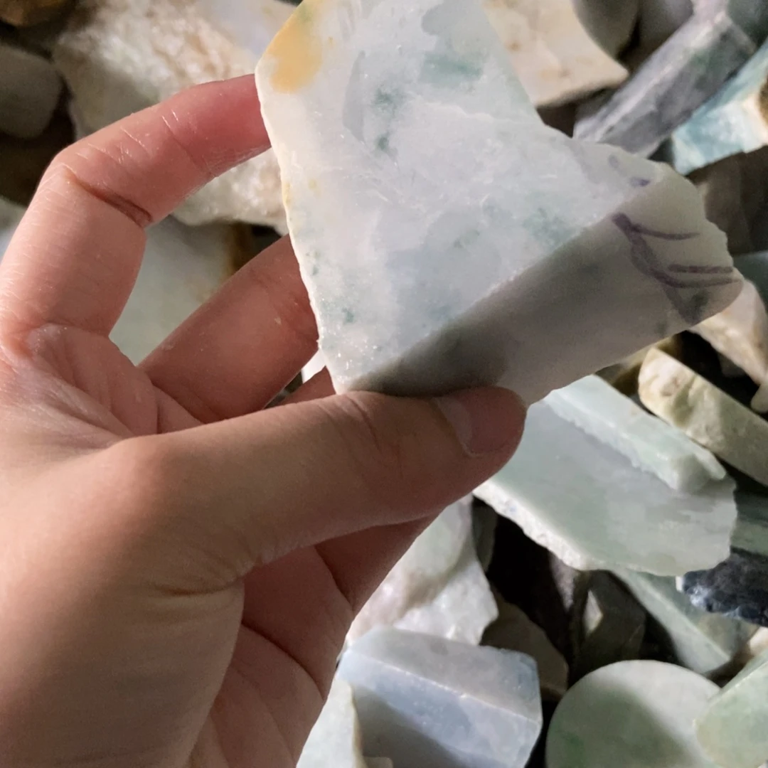 翡翠未镶嵌吊坠(不含链)天然翡翠