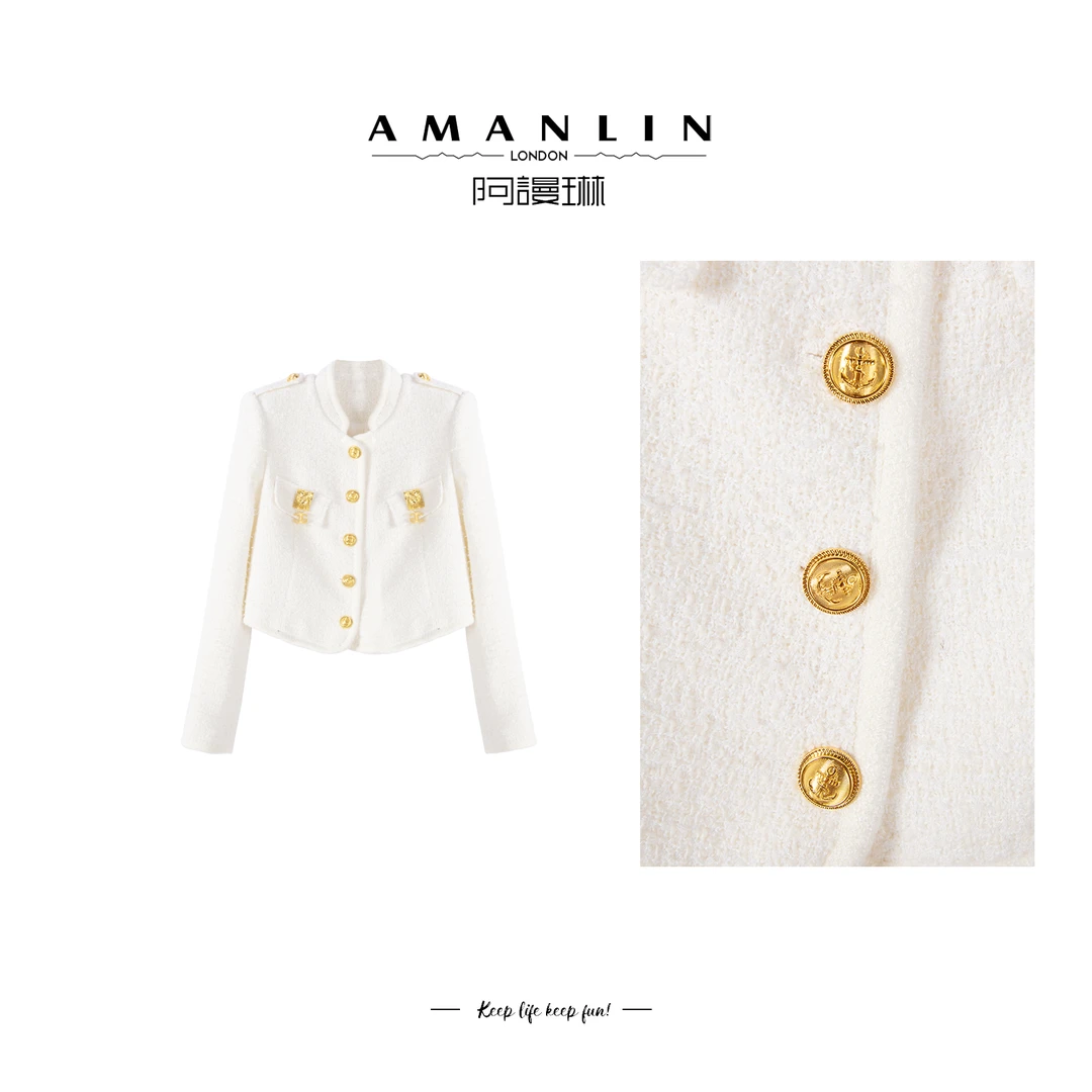 设计感气质小香风高级感时尚百搭短外套轻奢显瘦F595138