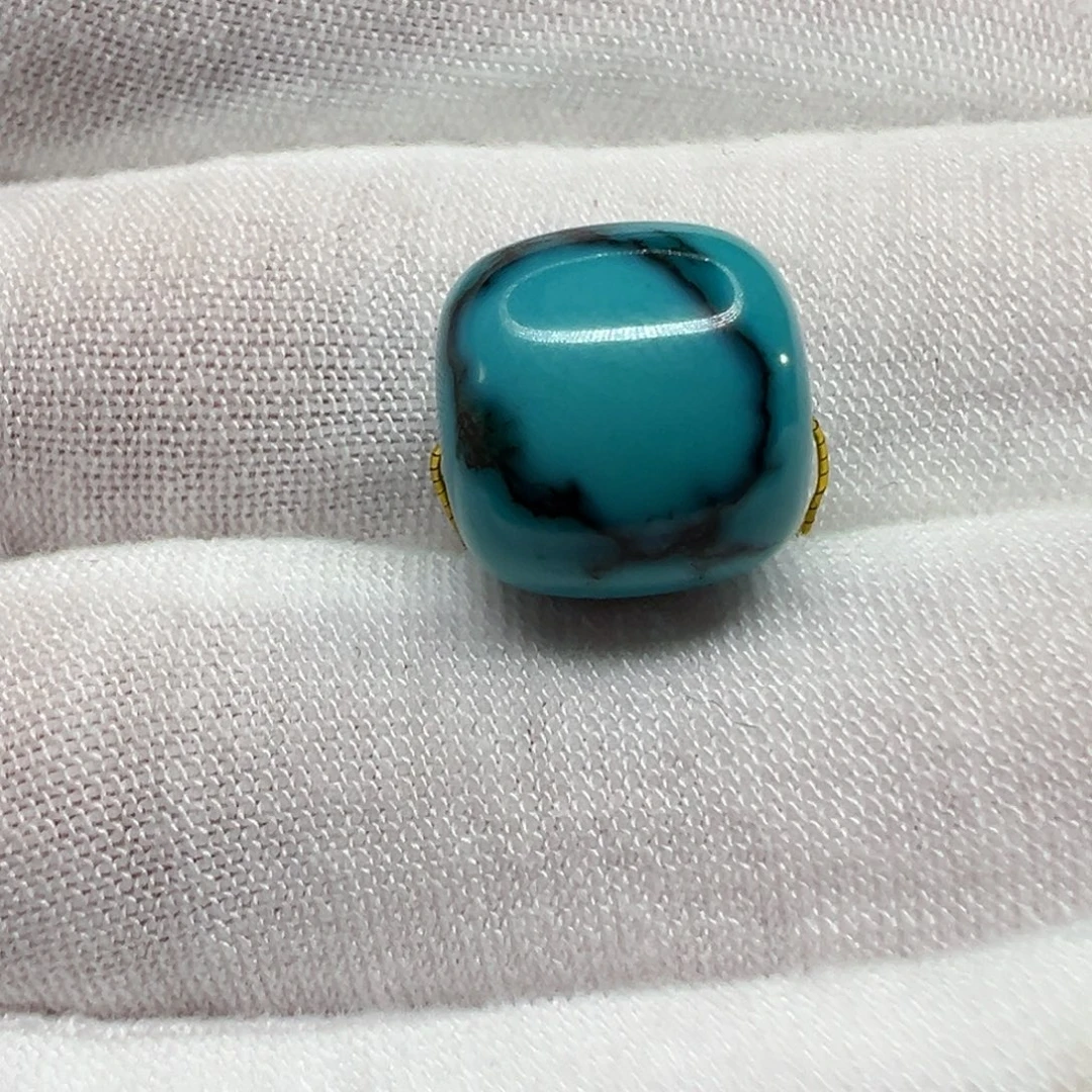 绿松石未镶嵌配饰12.2×11.8