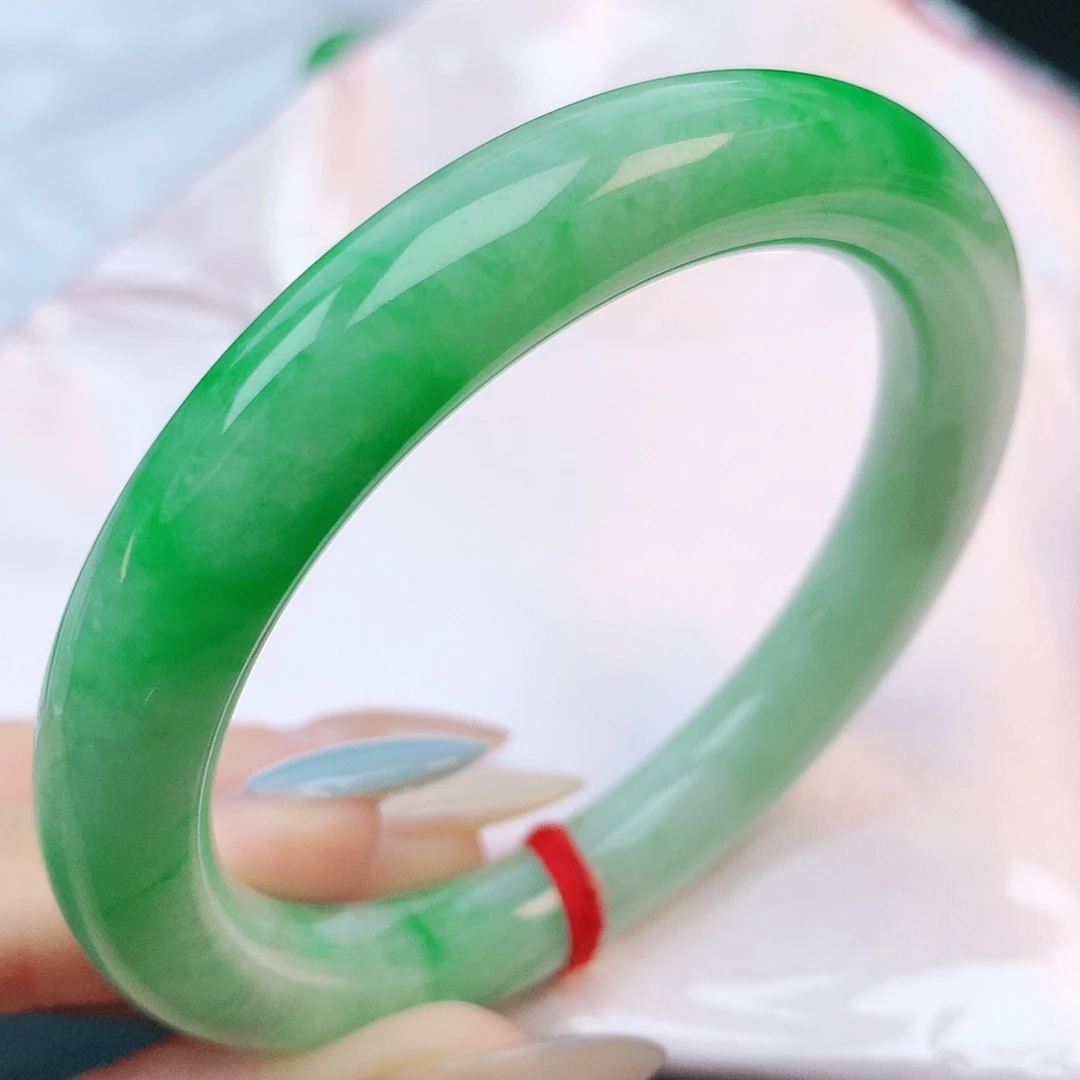 未镶嵌手镯翡翠55圆条882942