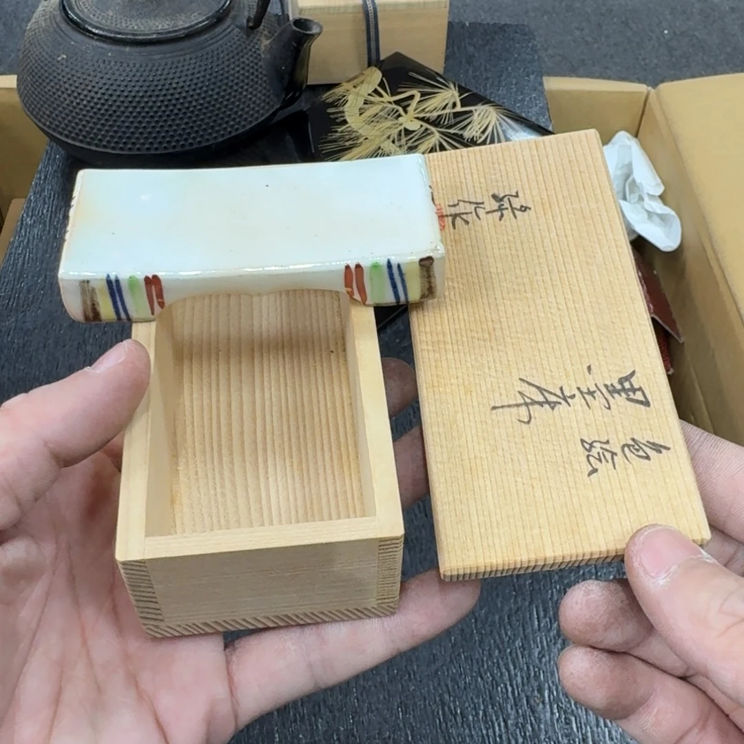 陶瓷日本中古工艺品摆件