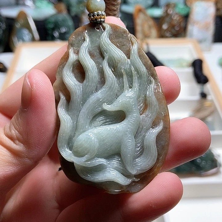 翡翠未镶嵌颈饰翡翠a货