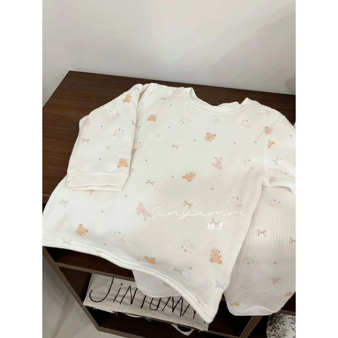 2号-锦语棉棉-88071-双层保暖两件套装家居服