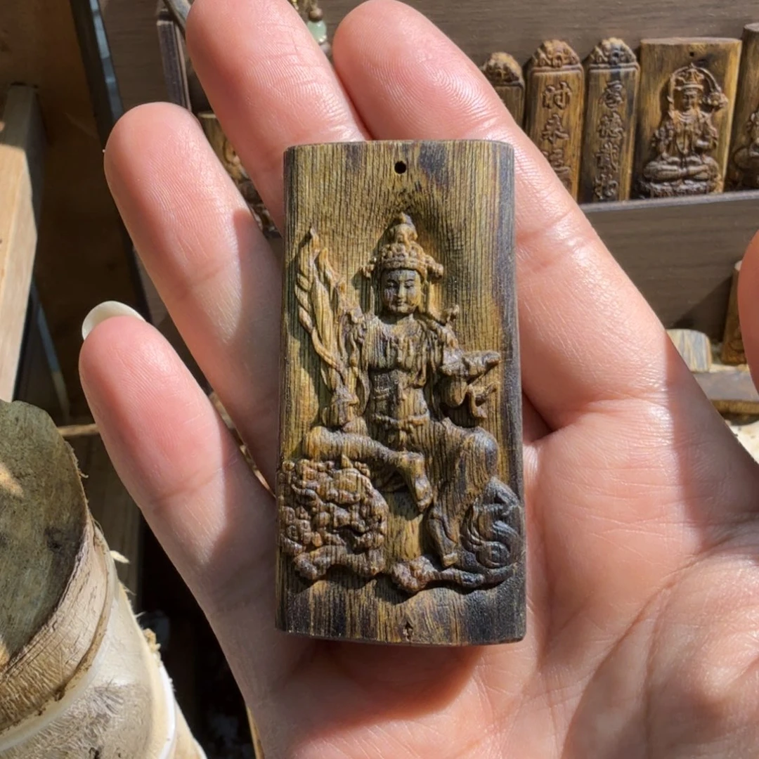 沉香沉香碎屑绿棋楠块料文殊12克