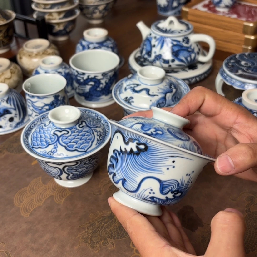 摆件景德镇手绘茶器