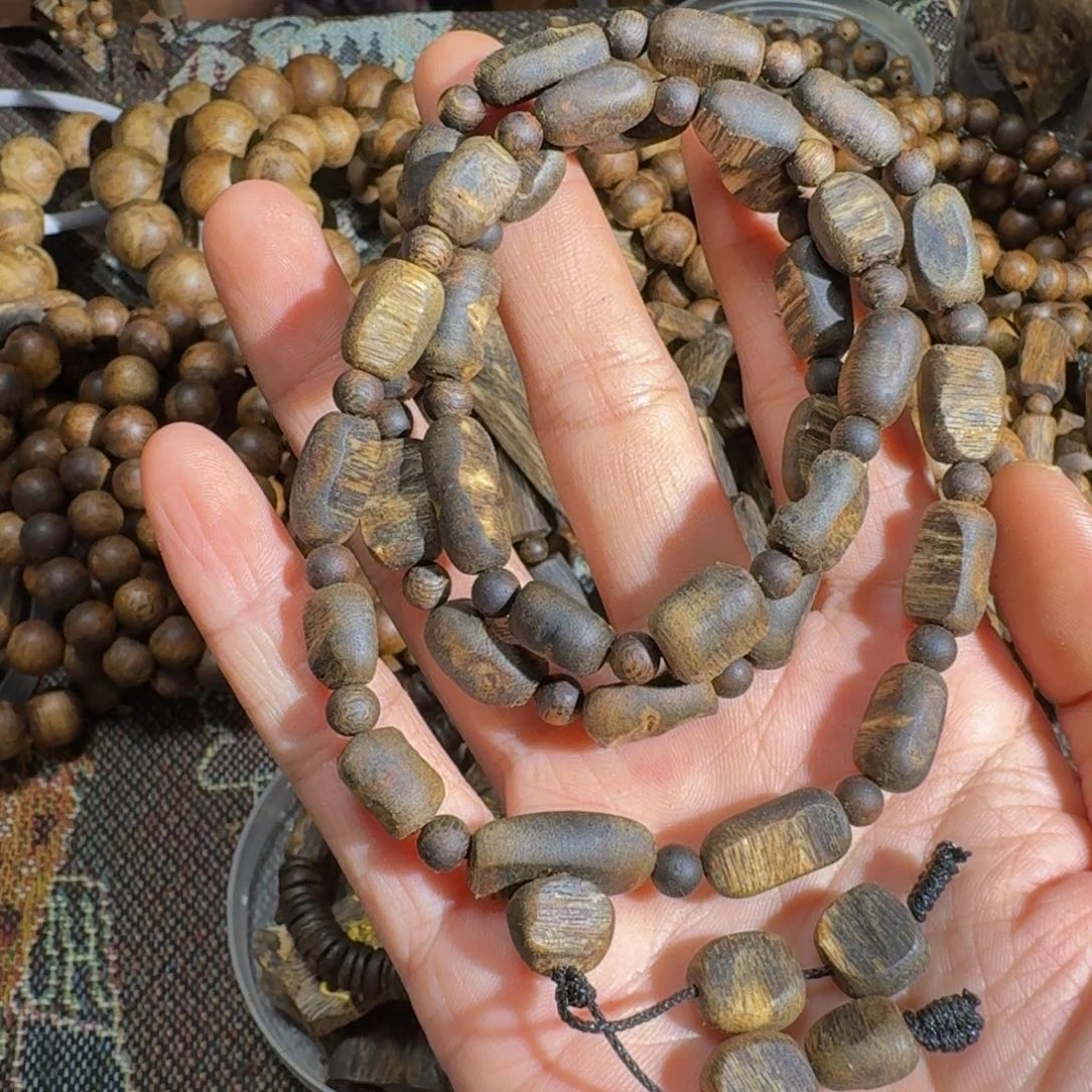 泡***子沉香枕沉香紫棋老料留疤0.8到1.0规格25.8克