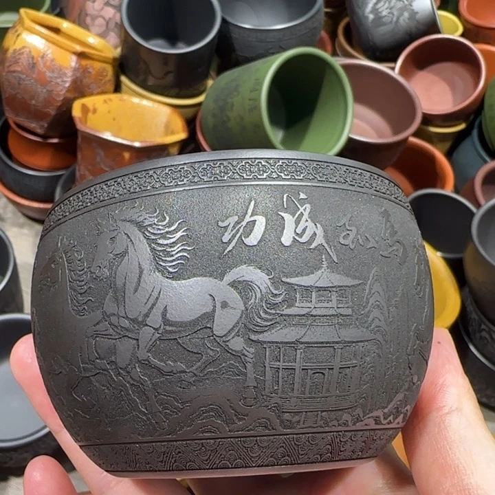 茶杯紫砂全手工紫砂