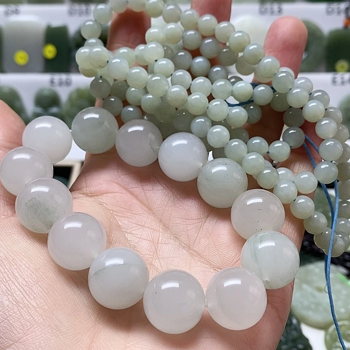 和田玉颈饰未镶嵌3***风