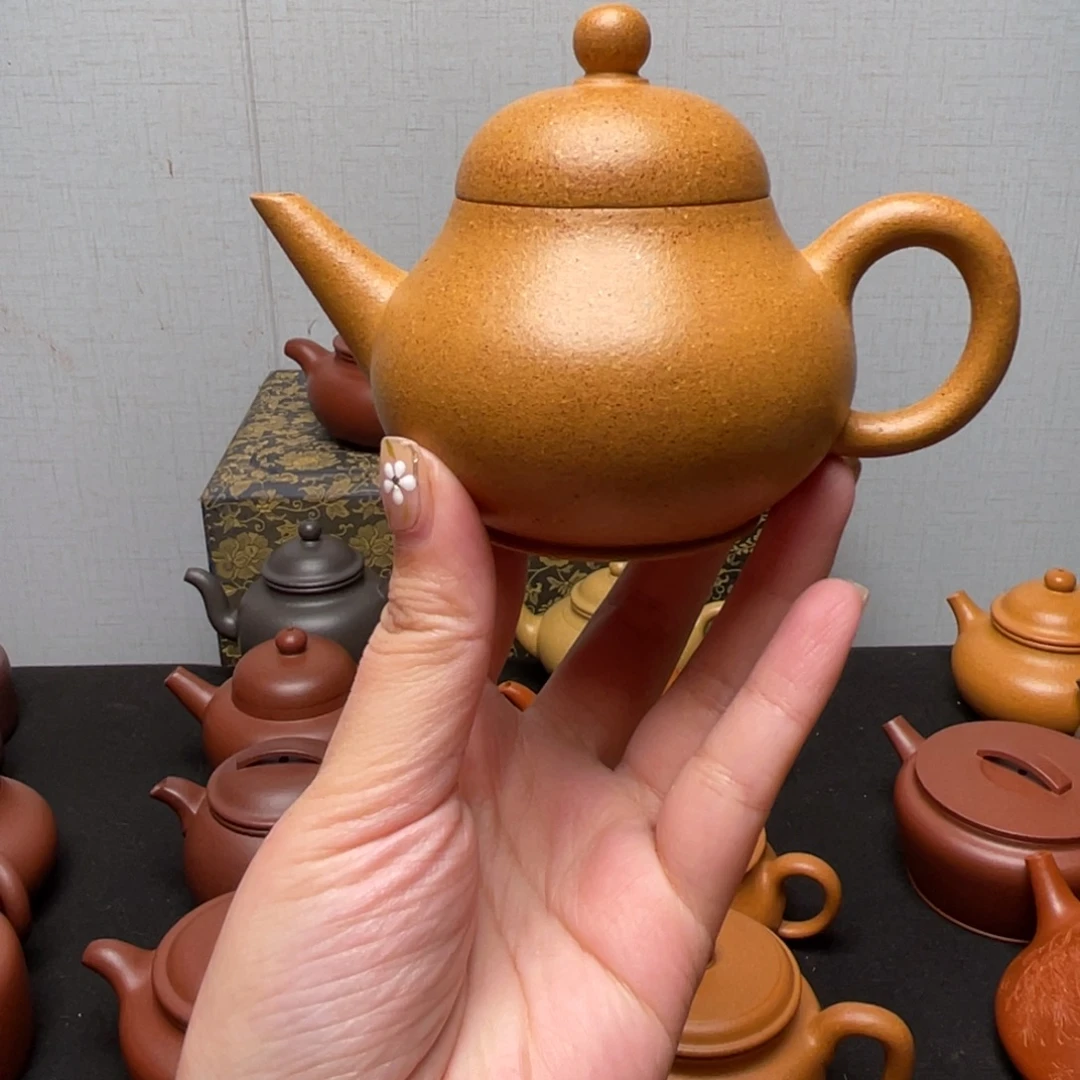 紫砂壶全手工黄金段