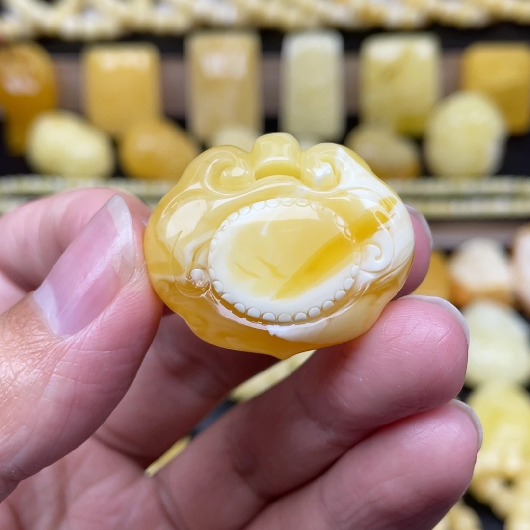 琥珀未镶嵌裸石琥珀蜜蜡