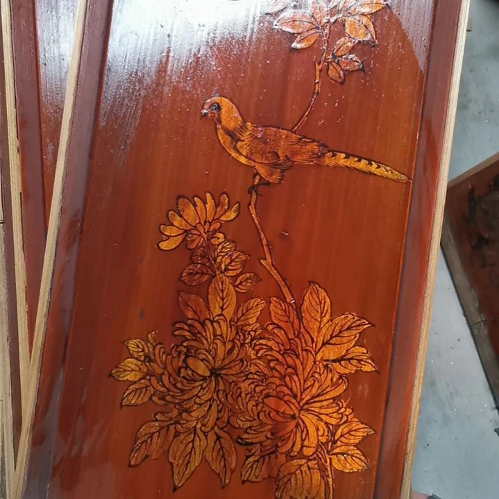 ！***，香榧木老木雕花版七片