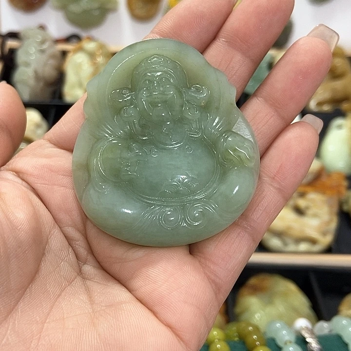 蛇纹石玉挂件未镶嵌