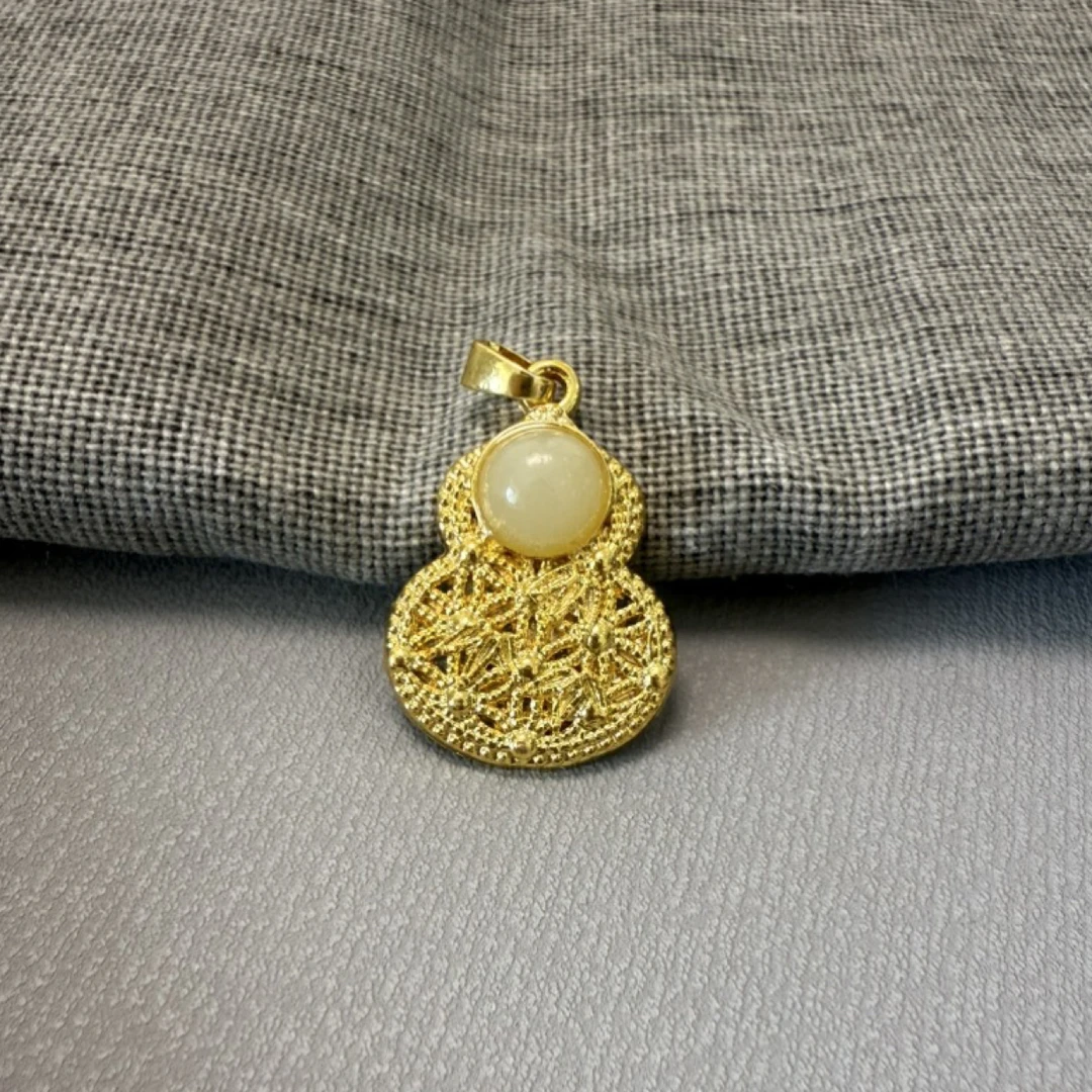 （张会长专属）天然和田玉福禄吊坠/多样性发货