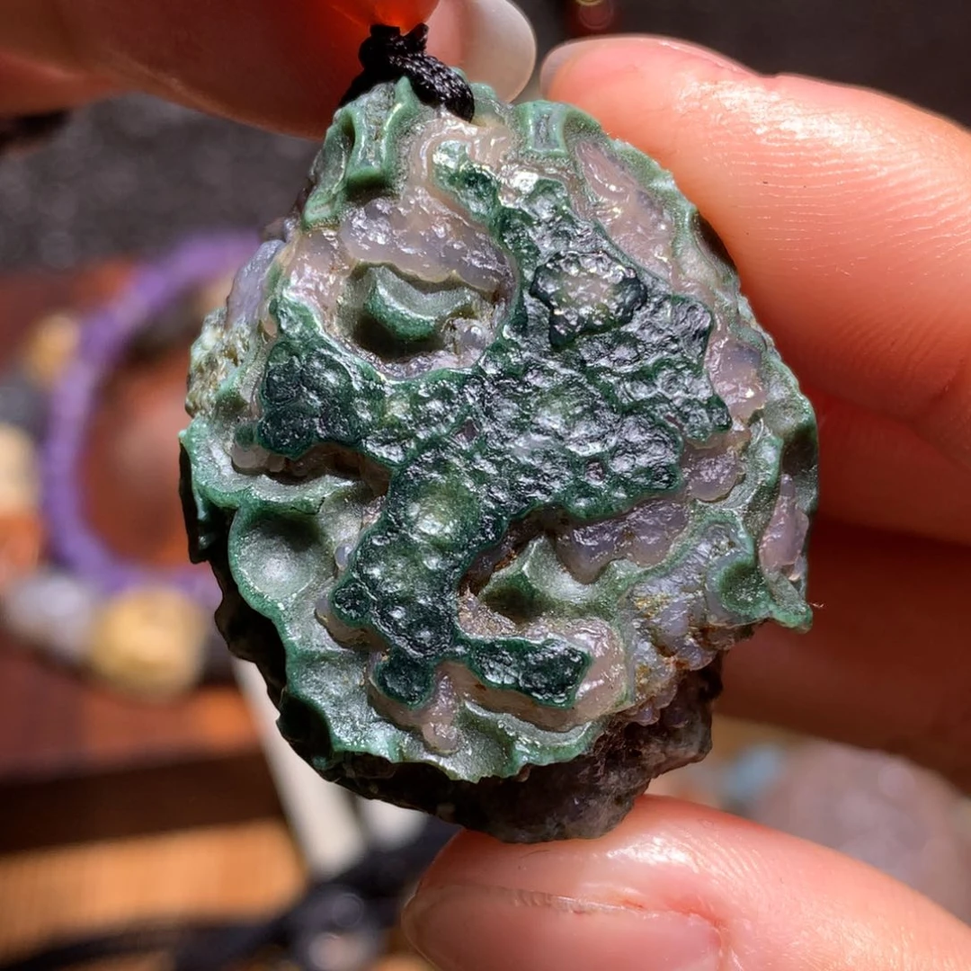 未镶嵌玛瑙/玉髓珠宝半成品