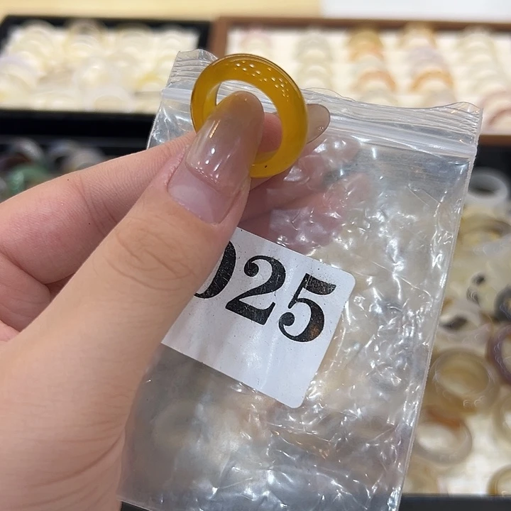 玛瑙/玉髓合金戒指25港15