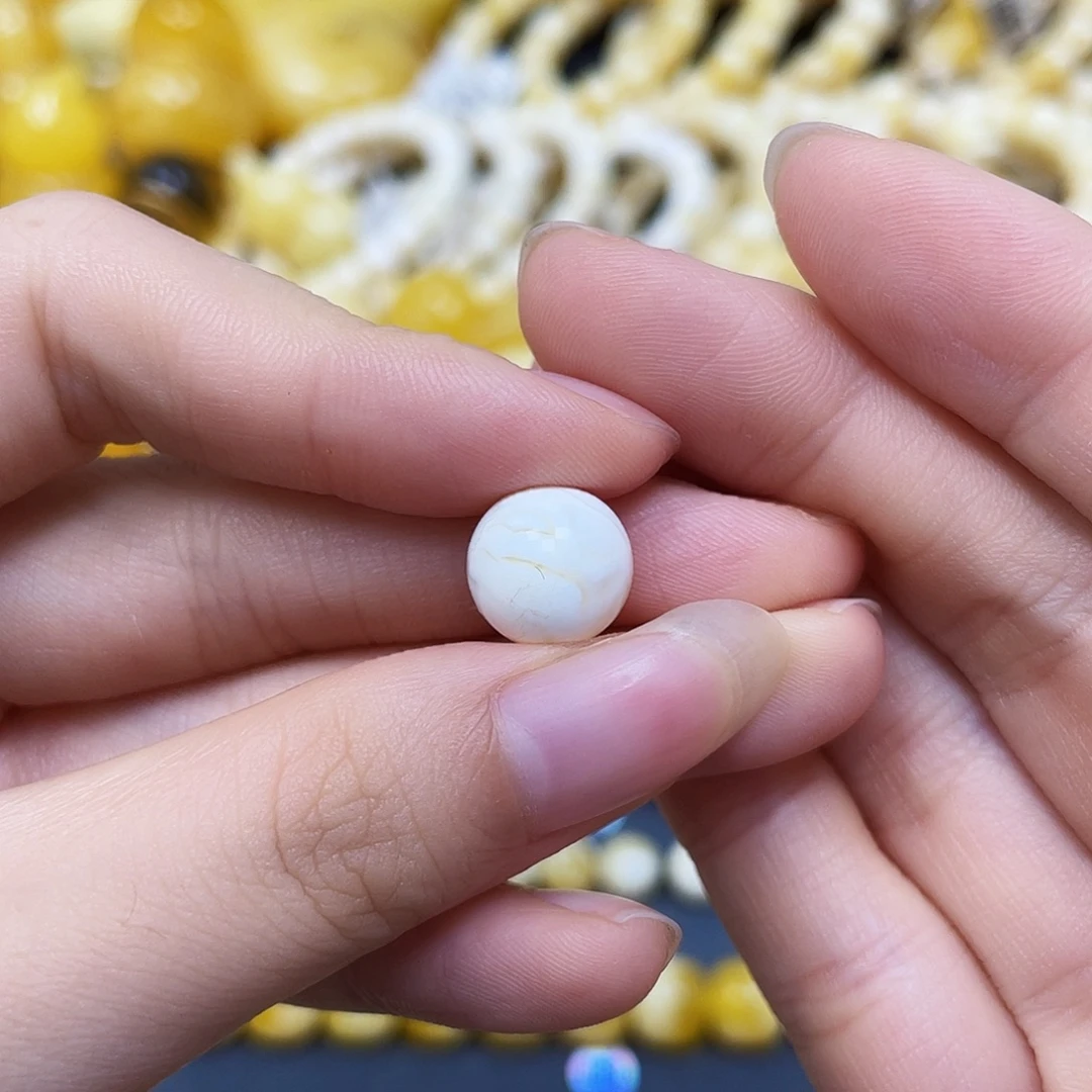 裸石蜜蜡未镶嵌圆珠11mm