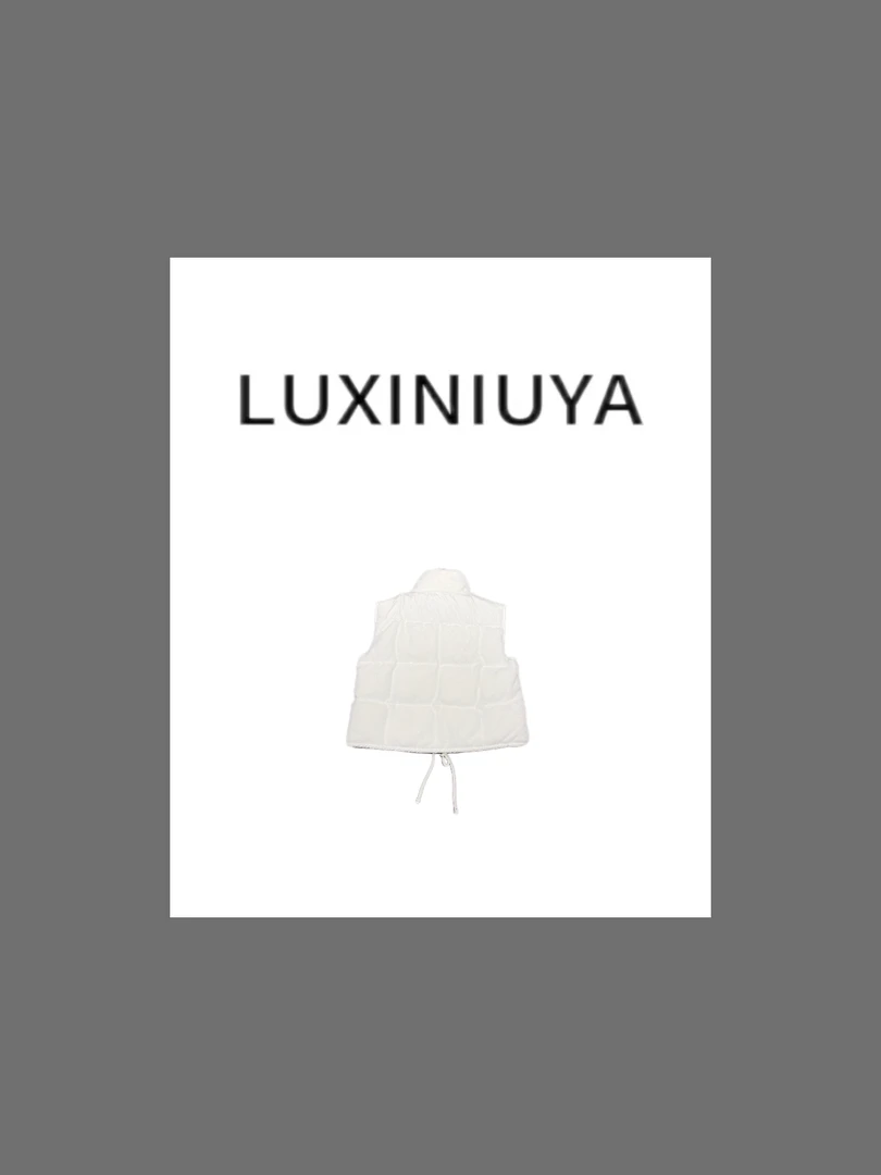 【LUXINIUYA】 蒙蒙羽绒马甲 90白鹅绒高定保暖外套#CX1725