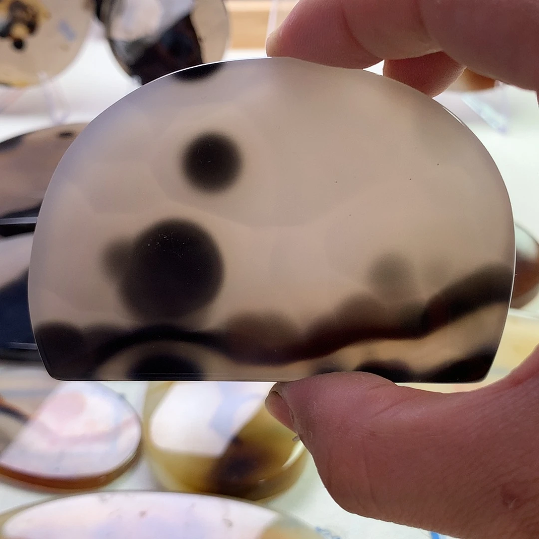 未镶嵌玛瑙/玉髓珠宝半成品