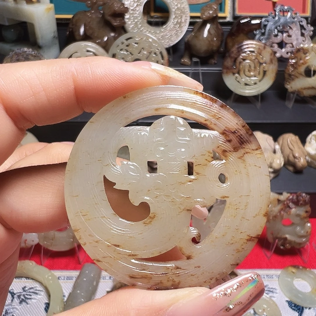 润***泽和田玉未镶嵌车挂