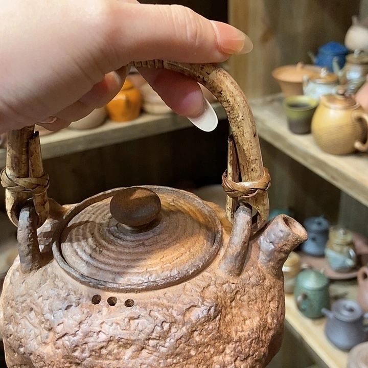 柴烧老岩泥高端茶器