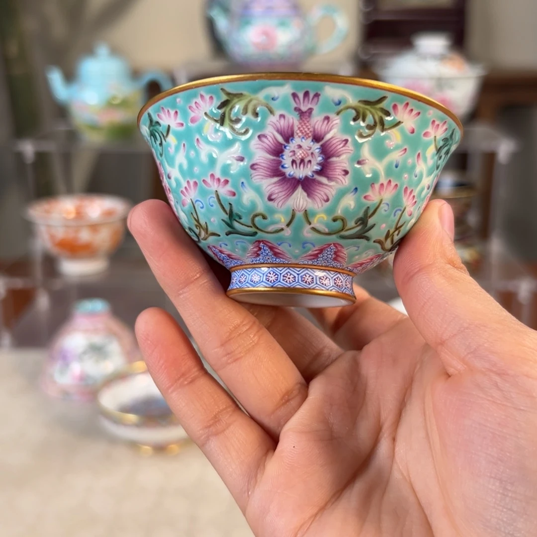 纯手工手绘 高端茶器