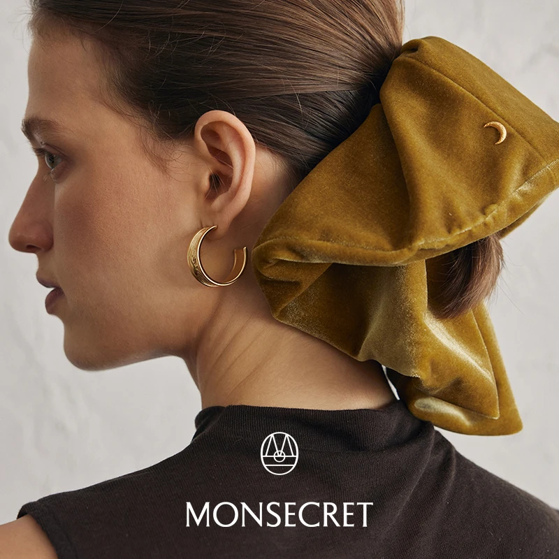 Timeless Glow系列 铜  月涟丝绒发圈