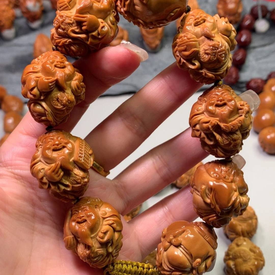 【闪购商品】橄榄核手串/手链心**流御龙财神