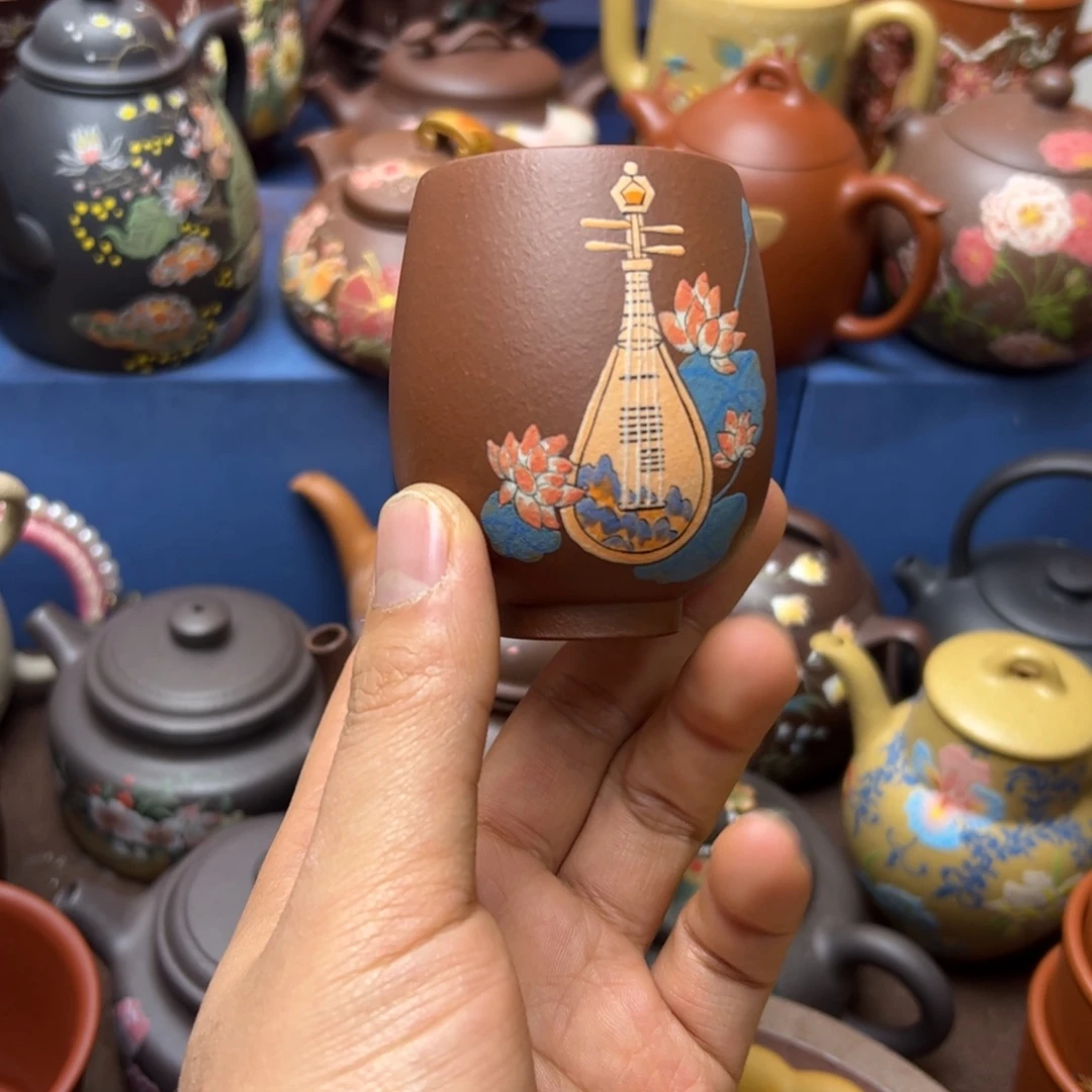 紫砂茶杯紫砂主人杯100cc