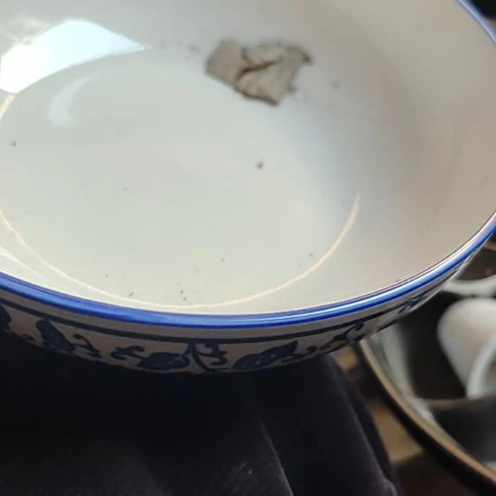 瓷青花汤盆口径25