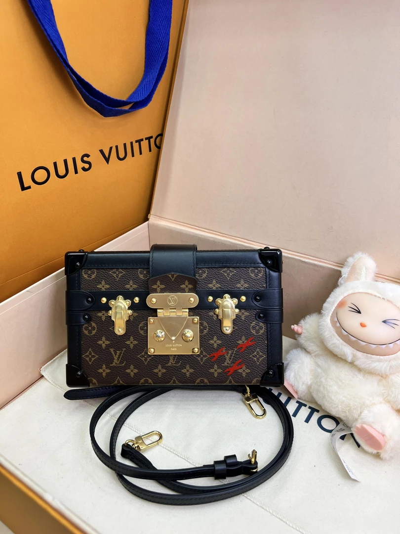 未使用 LouisVuitton/路易威登 硬盒子/手提单斜挎 展示品