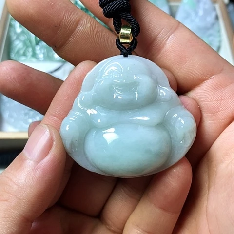 翡翠未镶嵌颈饰天然缅甸翡翠a货