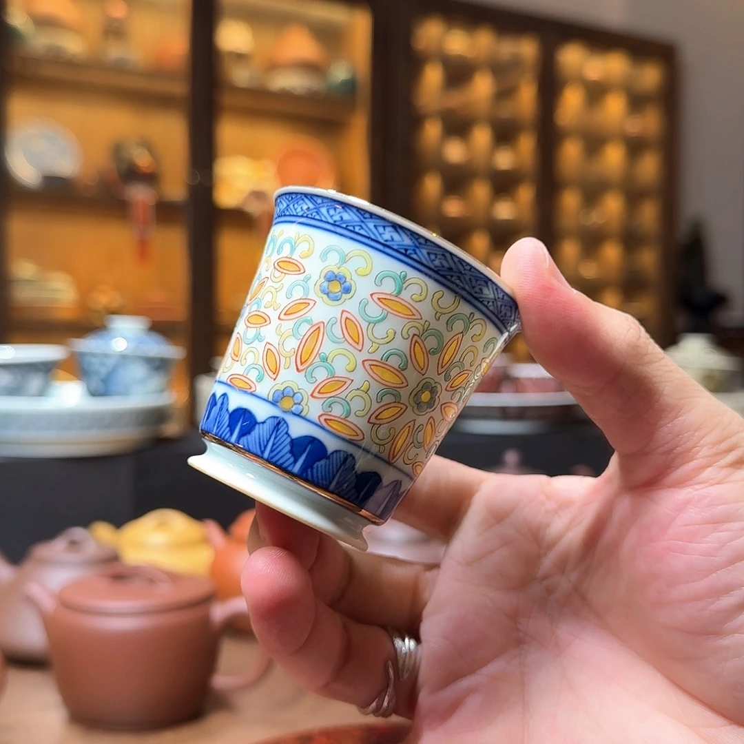 老玲珑陶瓷主人杯