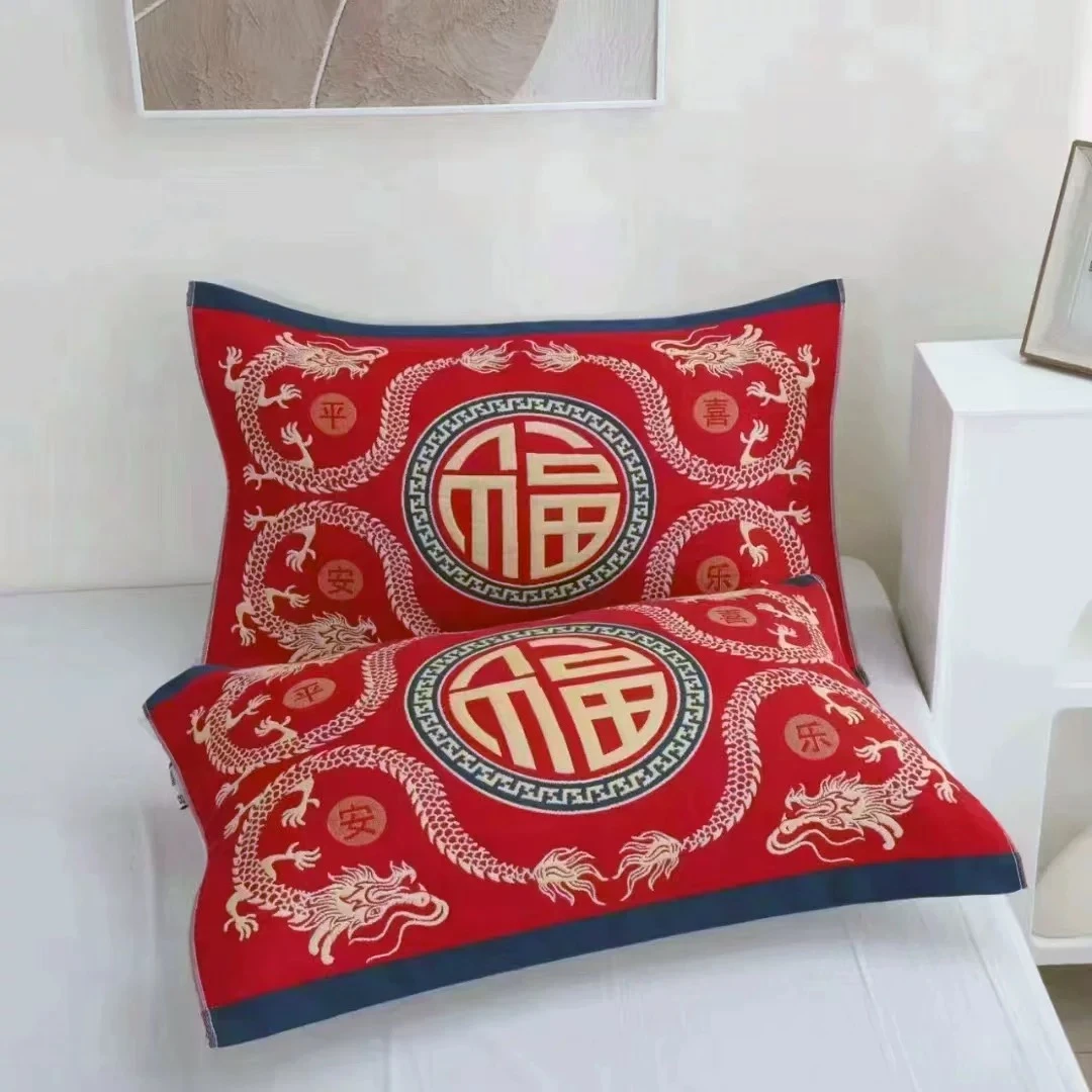 【年款】52/78纱布枕巾一对装泡芙被同款