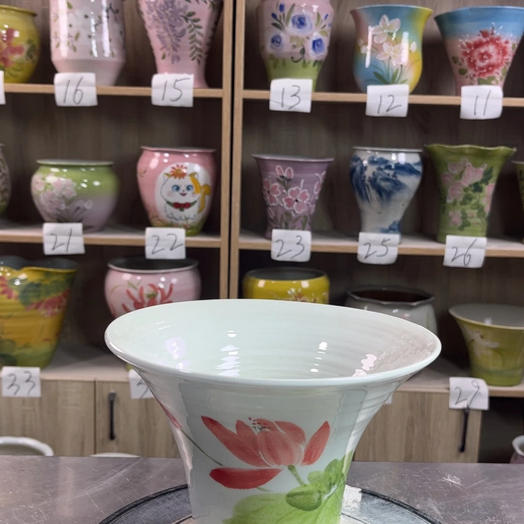 景德镇陶瓷花盆花盆